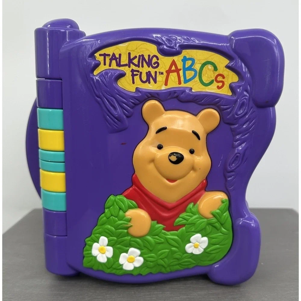 Mattel DISNEY Winnie the Pooh TALKING‎ FUN ABC's Interactive Learning Book Works